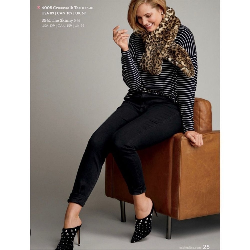 Cabi Black Skinny Jeans Size 10 (#3941) nwt